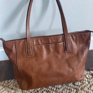 FOSSIL | Tan Leather Tote